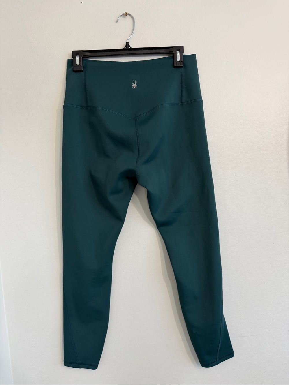 Spyder Women's High-Rise Leggings in Deep Teal Green - Picture 2 of 5
